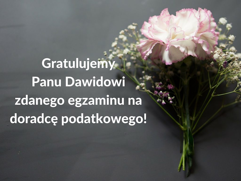 Gratulujemy Panu