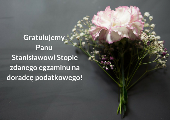 Zdany egzamin ustny na doradcę podatkowego - gratulujemy