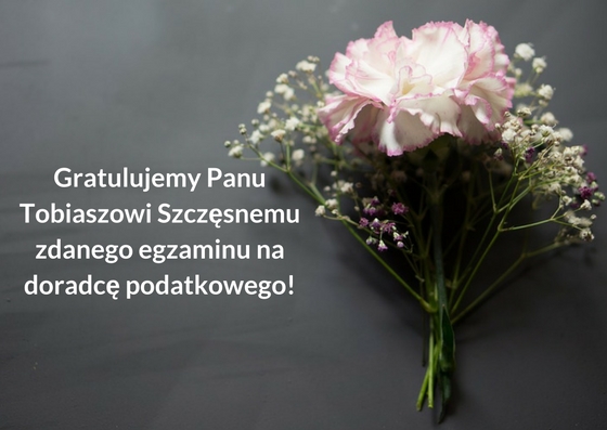 Zaliczony egzamin ustny na doradcę podatkowego