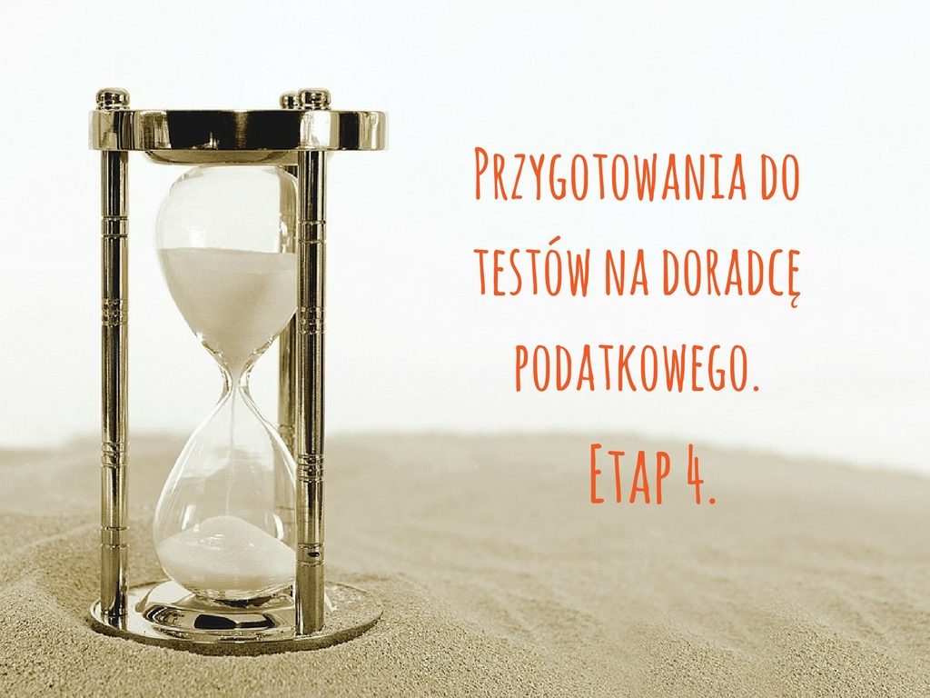 Testowa część egzaminu na doradcę podatkowego