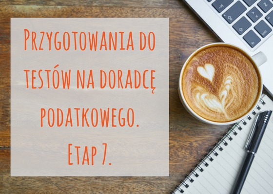 nauka do testów na doradcę podatkowego