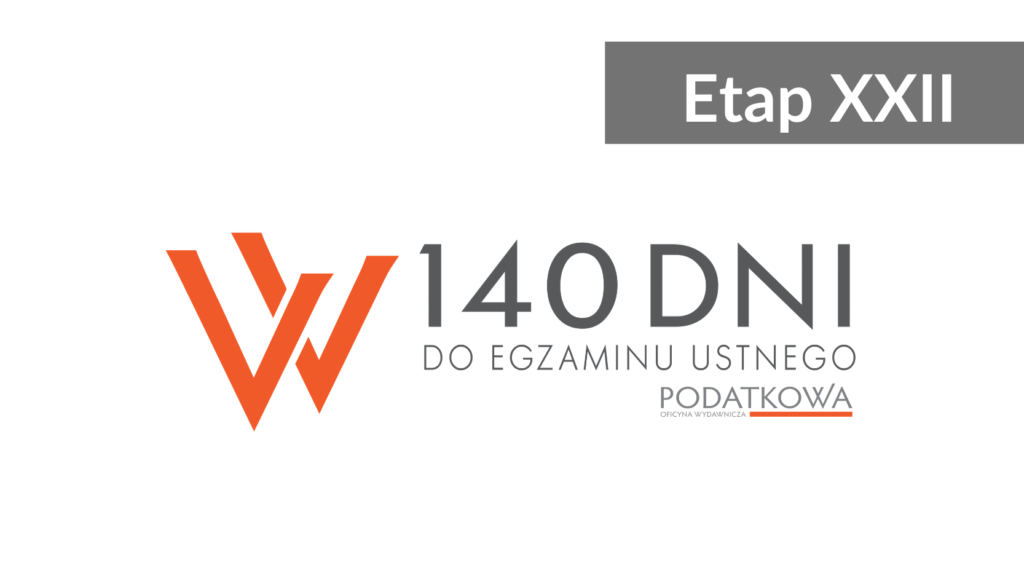 Etap 22 wyzwania Podatkowej
