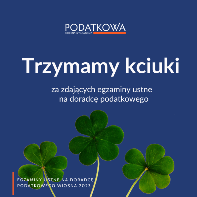 Egzaminy pisemne na doradcę podatkowego sesja wiosna 2023